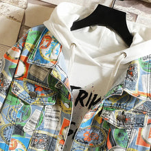 Load image into Gallery viewer, Men's graffiti camouflage denim jacket - WAlMYe #