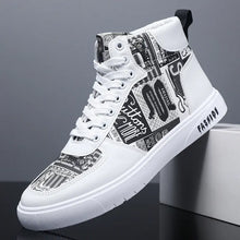 Load image into Gallery viewer, Personality Graffiti High Top Men's Shoes Casual Four Seasons - WAlMYe #