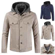 Load image into Gallery viewer, Single-breasted Casual Youth Jacket With Detachable Collar - WAlMYe #
