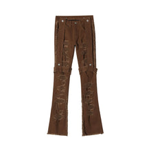 Load image into Gallery viewer, Strap Raw Edge Jeans Hip-hop Street - WAlMYe #