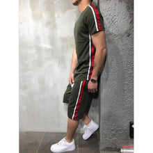 Load image into Gallery viewer, Striped stitching hip-hop men's suit - WAlMYe #