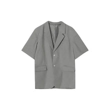 Load image into Gallery viewer, Summer Short-Sleeved Shirt Suit Plaid Suit Houndstooth Three-Piece Suit Suit Male - WAlMYe #