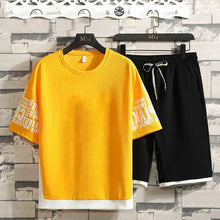 Load image into Gallery viewer, Summer Suit Men's Short-Sleeved Casual Sports Shorts - WAlMYe #