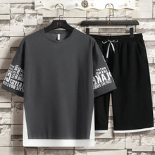 Load image into Gallery viewer, Summer Suit Men's Short-Sleeved Casual Sports Shorts - WAlMYe #