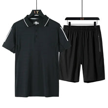 Load image into Gallery viewer, Summer Thin Ice Silk Men's Quick-drying Short-sleeved T-shirt - WAlMYe #