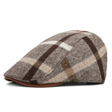 Load image into Gallery viewer, Vintage British Check Men's Warm Beret - WAlMYe #