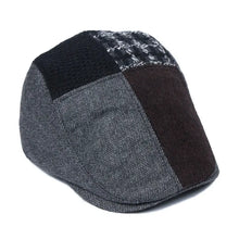 Load image into Gallery viewer, Vintage British Check Men's Warm Beret - WAlMYe #