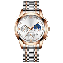 Load image into Gallery viewer, Waterproof Luminous Calendar Men's Fashion Genuine Leather Watch - WAlMYe #