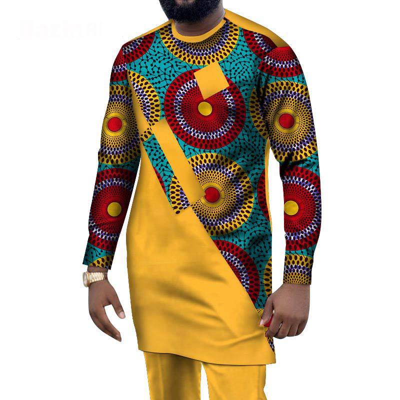 African Ethnic Style Men'S Casual Suit African Ethnic Wax Cloth Men'S Suit Cross-Border E-Commerce Supply Wholesale - WAlMYe #