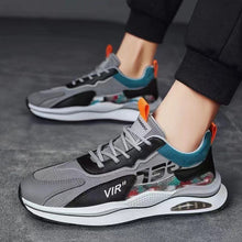 Load image into Gallery viewer, Air Cushion Mesh Sneakers Personalized Fashion Lace Up Sports Shoes Men Casual Versatile Breathable Walking Running Shoes - WAlMYe #