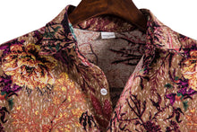 Load image into Gallery viewer, Men's Digital Printing Long Sleeve Shirt Men's Lapel Shirt - WAlMYe #