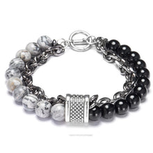 Load image into Gallery viewer, Beaded Chain Double Bracelet Bracelet - WAlMYe #