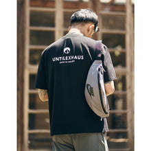 Load image into Gallery viewer, Printed Short-sleeved T-shirt Men's Bottoming Shirt Pure Cotton Loose Half Sleeves - WAlMYe #