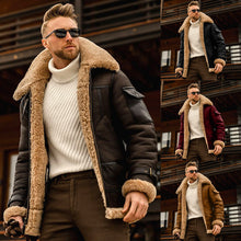 Load image into Gallery viewer, Winter Jacket Mens Military Fleece Warm Jackets Male Fur Collar Coats Army Tactical Jacket