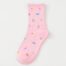 Load image into Gallery viewer, Planet Space Cartoon Women's Socks - WAlMYe #