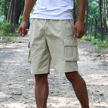 Load image into Gallery viewer, Summer Men's Plus Size Stretch Casual Pants Overalls Shorts - WAlMYe #