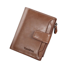 Load image into Gallery viewer, Men&#39;s Wallet Short Button Wallet Large Capacity
