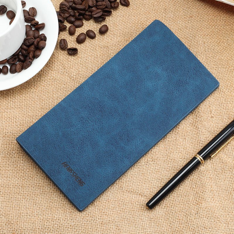 Men's Wallet Long Retro Thin Frosted Soft - WAlMYe #