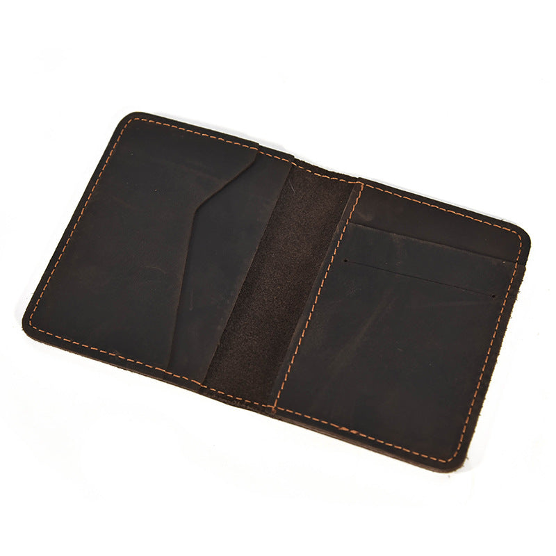 Men's Fashion Retro Leather Wallet Vertical - WAlMYe #