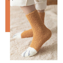 Load image into Gallery viewer, Autumn And Winter Plus Velvet Thick Towel Floor Socks
