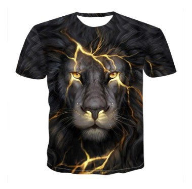 Fashion Star Flag Print Casual Men's Short Sleeve - WAlMYe #