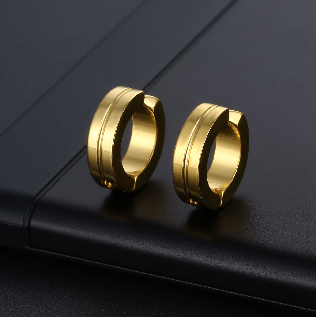 Titanium Steel Earrings Are Cool And Simple - WAlMYe #