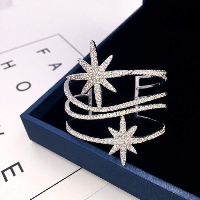Zircon Pozi Star Bangle - WAlMYe #