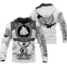 Load image into Gallery viewer, Tattoo Fashion Sportswear Casual Colorful 3D Printing Zipper Hoodie
