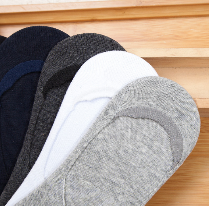 Low-back boat socks Thin section shallow mouth invisible socks spring and summer sports men's cotton socks - WAlMYe #