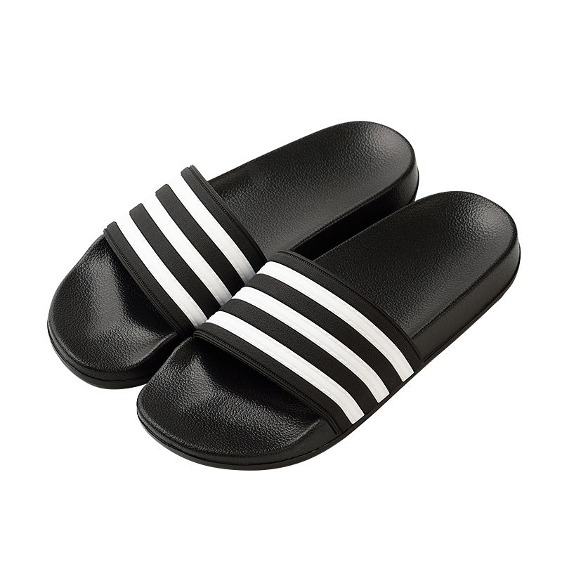 Home striped slippers