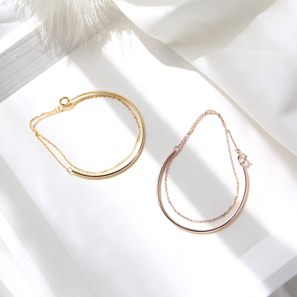 Golden Titanium Steel Bracelet - WAlMYe #