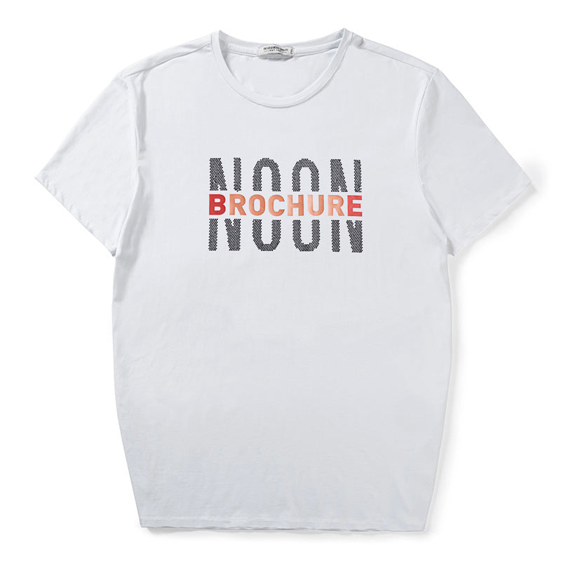 Fashion Plus Fattening Men's Fat Short Sleeve T-shirt - WAlMYe #