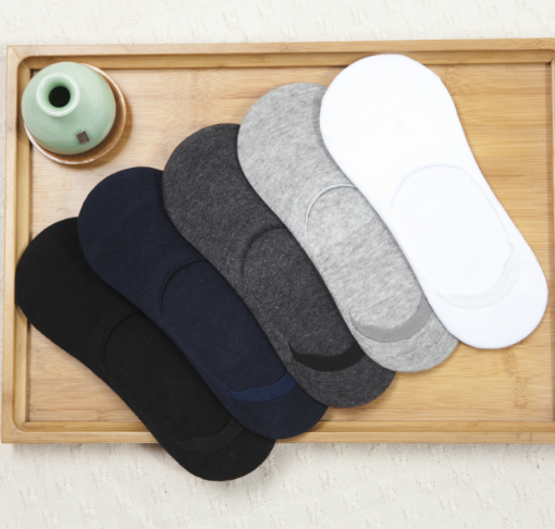 Low-back boat socks Thin section shallow mouth invisible socks spring and summer sports men's cotton socks - WAlMYe #