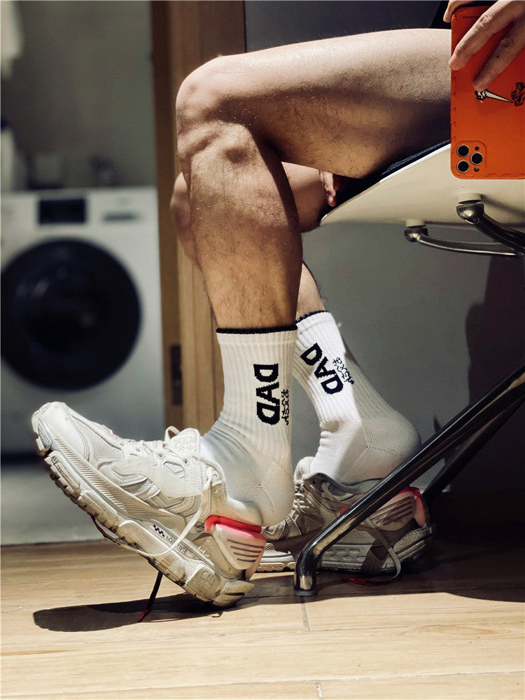 DAD letter personalized socks - WAlMYe #