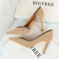 Suede hollow high heels - WAlMYe #