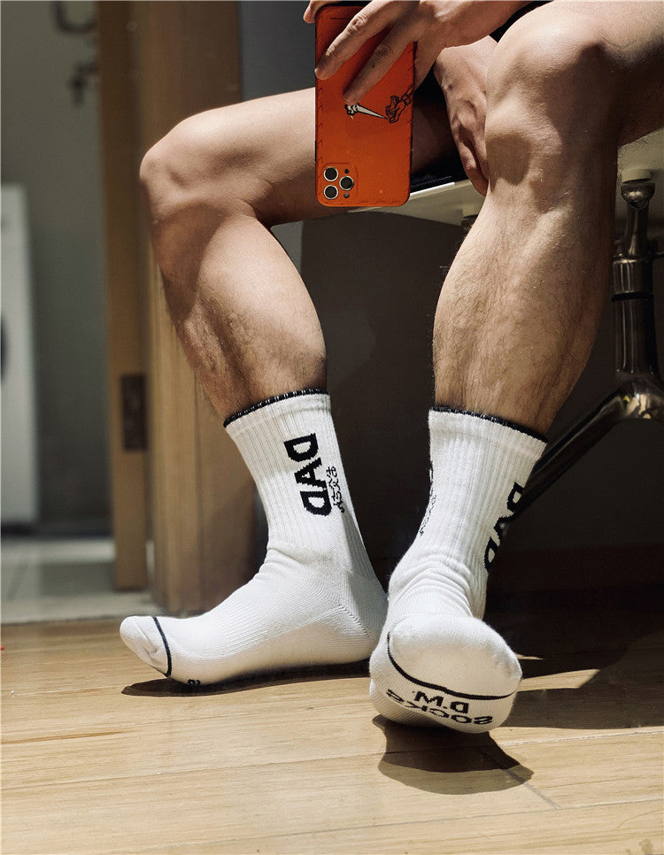 DAD letter personalized socks - WAlMYe #