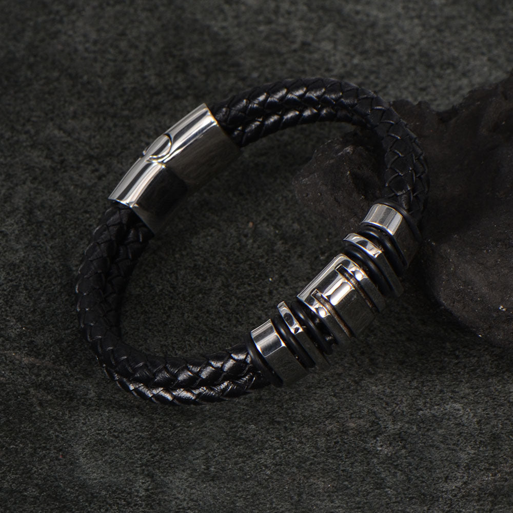 Korean leather bracelet bracelet - WAlMYe #