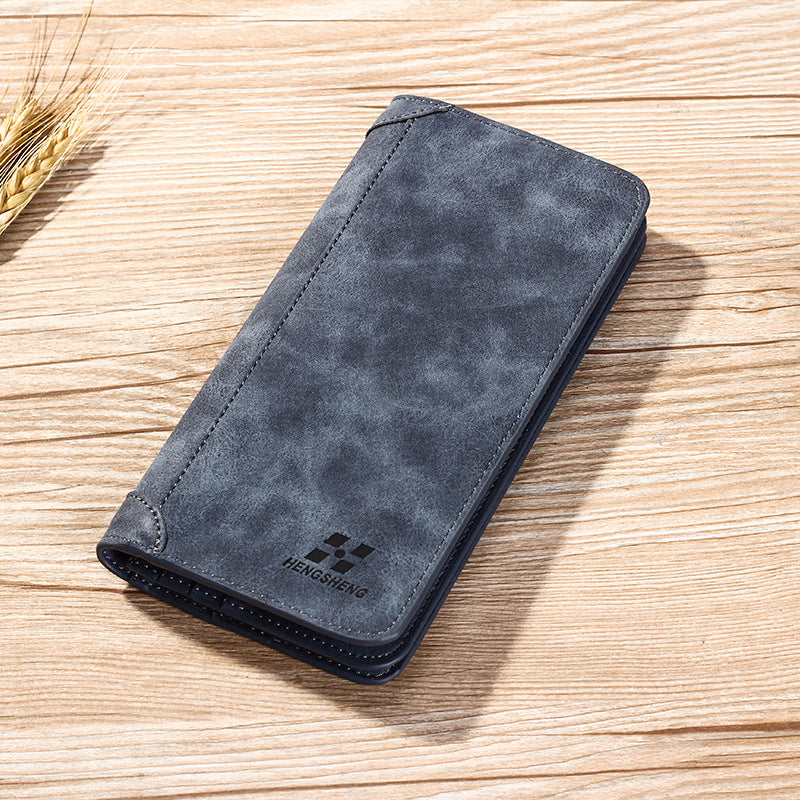 Long Men's Wallet Retro Casual Wallet - WAlMYe #