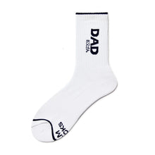 Load image into Gallery viewer, DAD letter personalized socks
