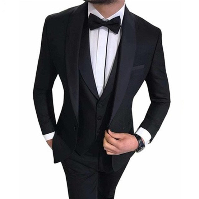 Men's Suit three piece suit - WAlMYe #