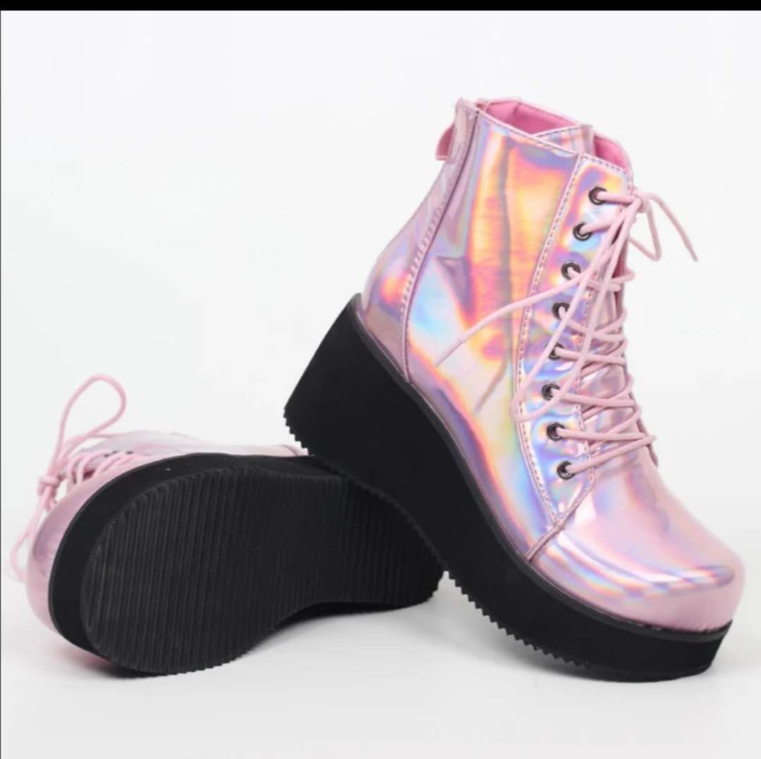 Women's casual shoes with high buckle - WAlMYe #