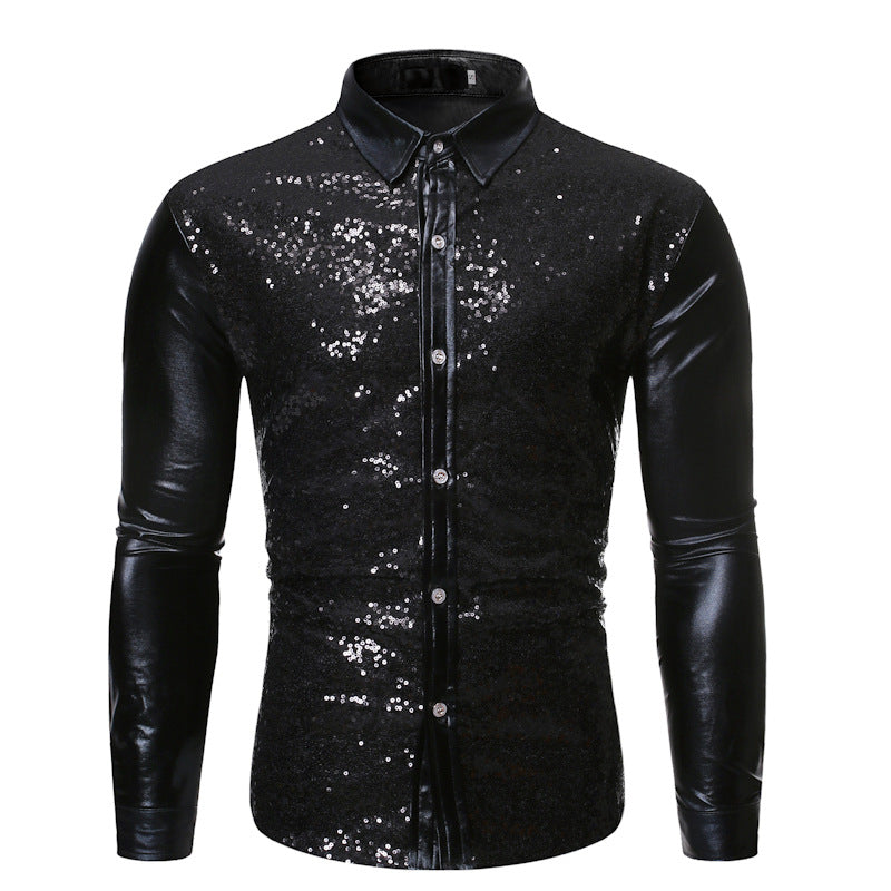Youth cool sequin bronzing dance clothes - WAlMYe #