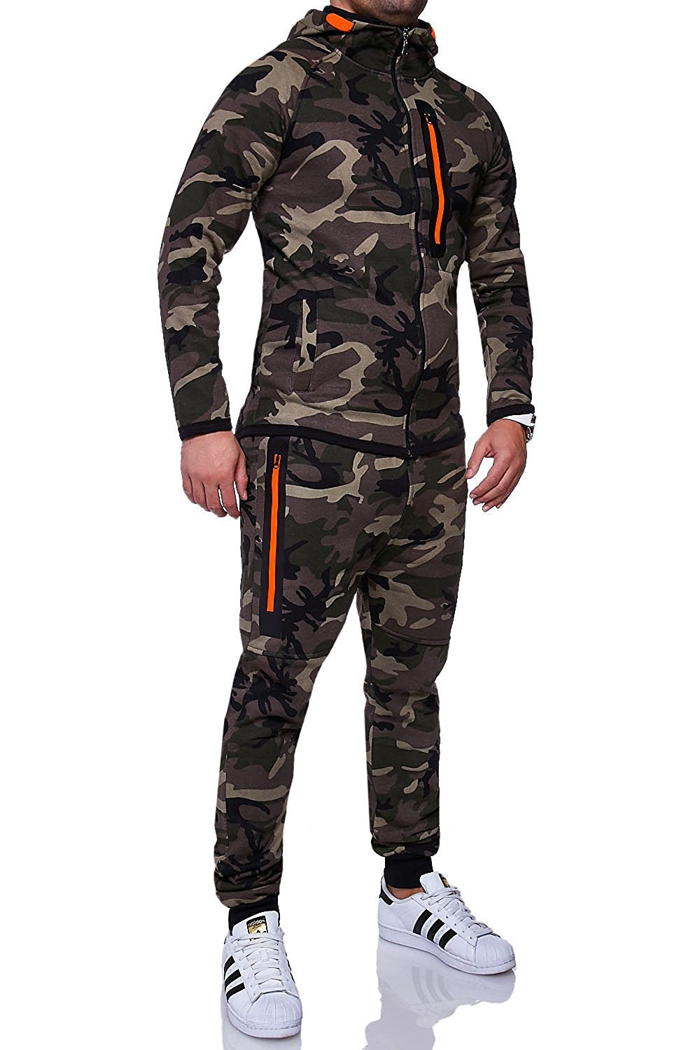 Hoodies camouflage sports suit