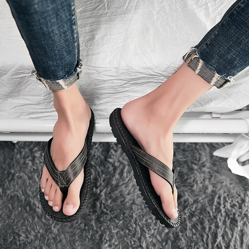 Summer flip-flops outdoor beach sandals men - WAlMYe #