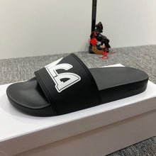Load image into Gallery viewer, PVC Cartoon Black Cute Male Non-slip Slippers
