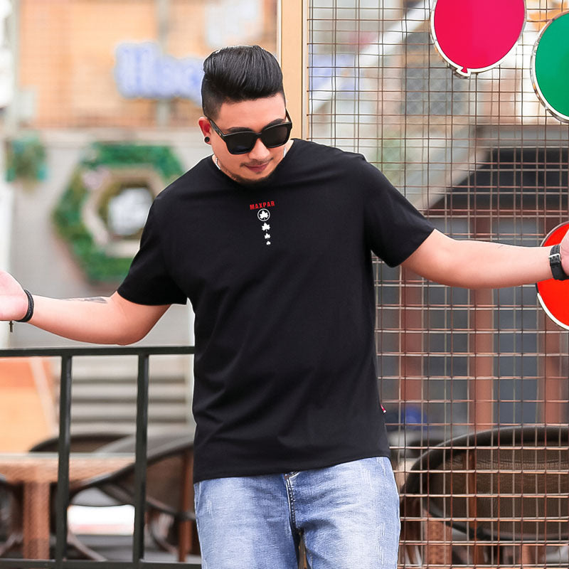 Summer Plus Size Men's Print Plus Size T Shirt - WAlMYe #