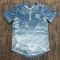 Irregular Cut Short Sleeve T-Shirt With Zipper - WAlMYe #
