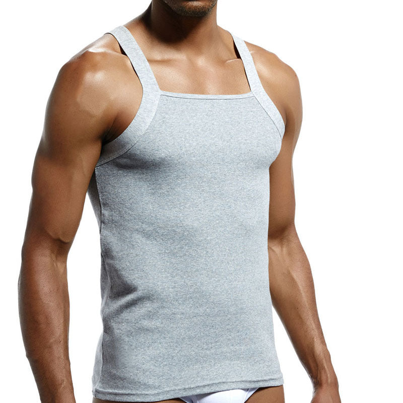 Pure Color Base Vest Sports Home Sweat-Absorbent Thread Cotton - WAlMYe #