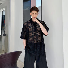 Load image into Gallery viewer, Men&#39;s Fashion Sexy Loose Lace Shirt Top - WAlMYe #
