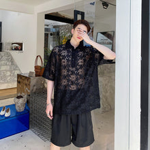 Load image into Gallery viewer, Men&#39;s Fashion Sexy Loose Lace Shirt Top - WAlMYe #
